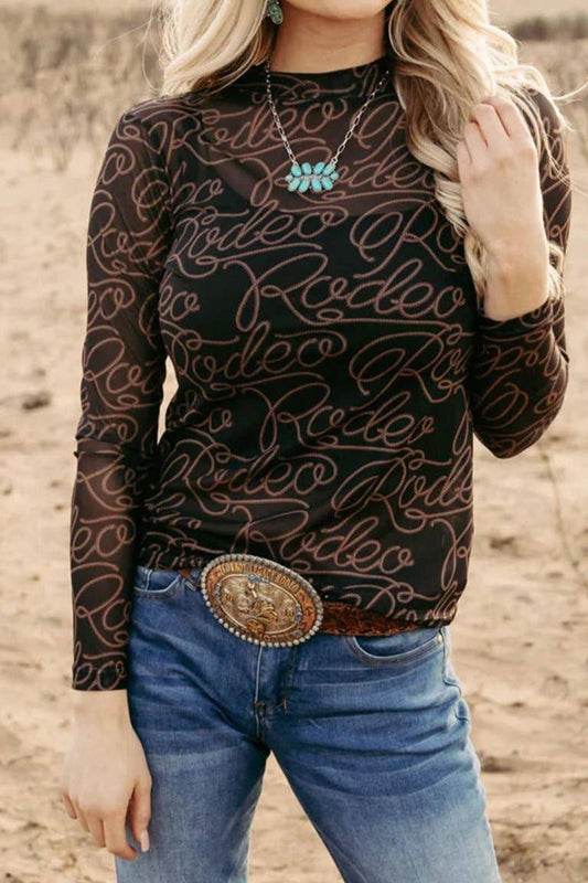 Rodeo Dream Mesh Top