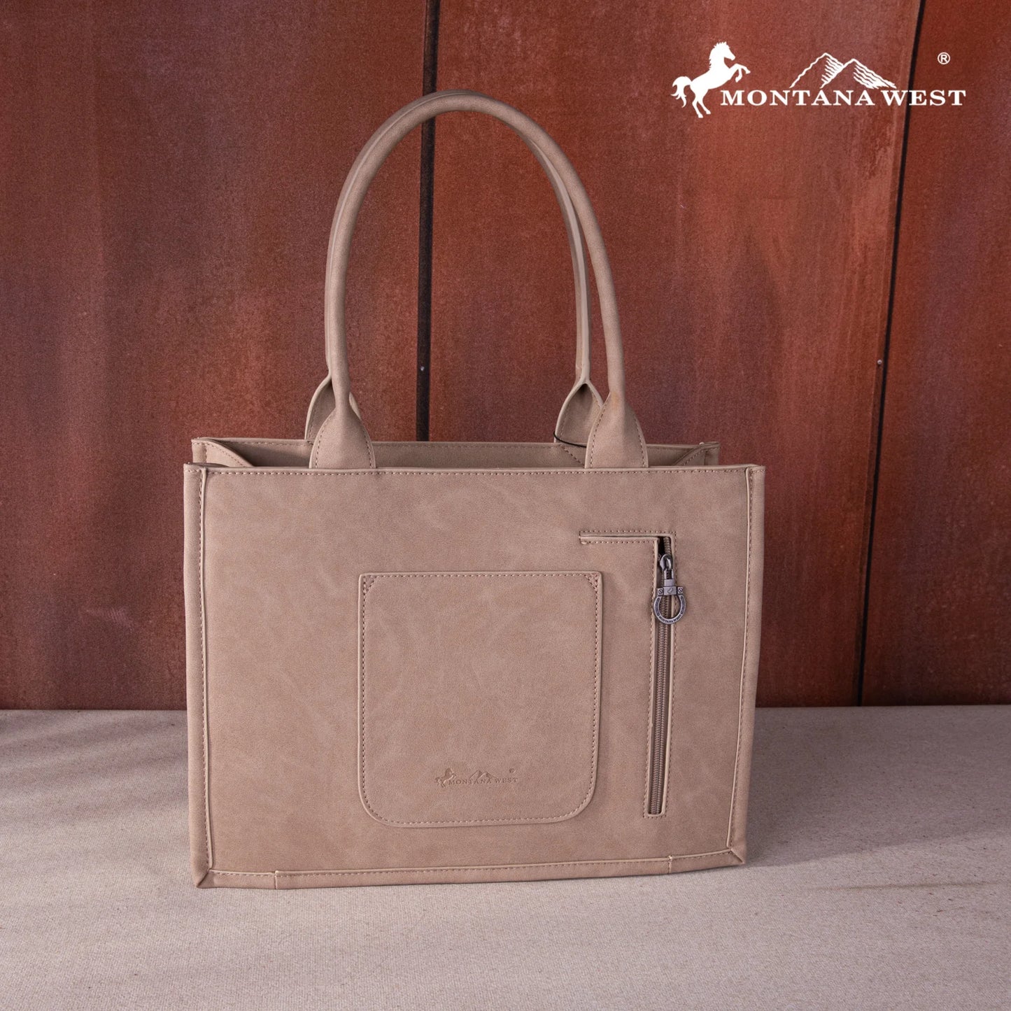 Montana West Embroidered Cut-out Concealed Carry Tote
